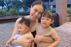 Bà xã Cường Đô La rạng rỡ bên các nhóc tỳ, loạt biểu cảm cưng xỉu của quý tử chiếm sóng