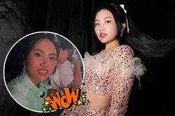 Ngồi trong cánh gà bỗng nghe ca khúc của mình vang lên, Phương Mỹ Chi phản ứng đầy bất ngờ