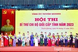 Khai mạc Hội thi Bí thư chi bộ giỏi cấp tỉnh năm 2023