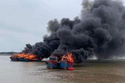 Kịp thời ứng cứu 12 ngư dân khi tàu cá bốc cháy dữ dội trên biển