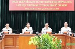 Khảo sát thực tế nền kinh tế thị trường định hướng xã hội chủ nghĩa tại TP Hồ Chí Minh