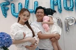 Nhã Phương - Trường Giang tổ chức tiệc đầy tháng cho con trai