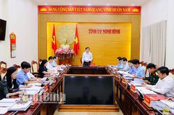 Hội nghị Ban Thường vụ Tỉnh ủy