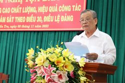 Nâng cao chất lượng, hiệu quả công tác kiểm tra, giám sát của Đảng