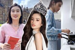 Hoa hậu Ý Nhi tươi tắn quay Vlog cuộc sống khi du học, tiết lộ người ở chung nhà tại Úc