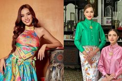 Lê Hoàng Phương mặc trang phục truyền thống hóa gái Thái dịu dàng: Nhiệm kỳ tất bật không kém Tân Hoa hậu