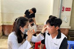 552 thanh niên ở An Phú khám tuyển nghĩa vụ quân sự, công an