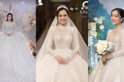 Nửa kia của các cầu thủ Việt đều thích mê một kiểu váy cưới, Doãn Hải My thì sao?