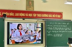 THCS Lê Hồng Phong (TP Lào Cai) ứng dụng phần mềm thực tế ảo vào dạy học