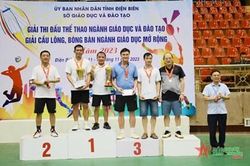 Điện Biên: Bế mạc giải thi đấu Cầu lông, Bóng bàn ngành Giáo dục mở rộng năm 2023