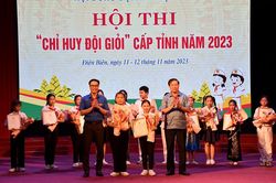 Trao 18 giải Hội thi 'Chỉ huy Đội giỏi' năm 2023