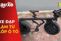 Độc đáo xe đạp từ lốp ô tô| Bản tin Tàu và Xe| 12/11/2023