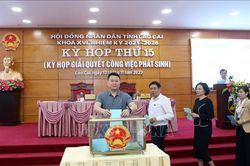 Chủ tịch HĐND và Chủ tịch UBND tỉnh Lào Cai đều có số phiếu tín nhiệm cao