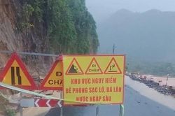 Đà Nẵng: Mưa lớn, tiềm ẩn nguy cơ sạt lở khu vực miền núi Hòa Vang