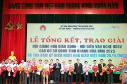 Tổng kết, trao giải hội diễn, hội thi các cơ sở giáo dục nghề nghiệp