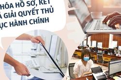 Hà Nội: Người dân không phải trình giấy tờ đã được số hóa khi giải quyết thủ tục hành chính