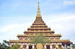 Nét kiến trúc độc đáo của Bảo tháp chín tầng tại Khon Kaen, Thái Lan