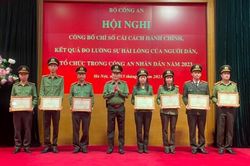 Chỉ số cải cách hành chính năm 2023 của Công an tỉnh Đắk Nông tăng 10 bậc so với năm 2022