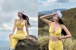 Diện đồ tập gym leo núi, gái xinh được netizen truy tìm danh tính