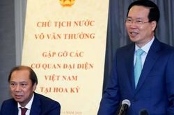Chủ tịch nước gặp mặt các Cơ quan Đại diện Việt Nam tại Hoa Kỳ