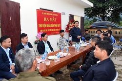 Khai trương thư viện đầu tiên của xã Yên Bài