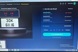 Đấu giá biển số sáng 16/11: Biển TP.HCM 51K - 909.99 trúng giá 540 triệu đồng