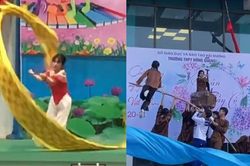 Dân mạng ngả mũ trước loạt tiết mục văn nghệ cực 'đỉnh' của học trò mừng 20/11