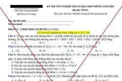 Bộ GD&ĐT lên tiếng về đề thi môn Toán lan truyền trên mạng
