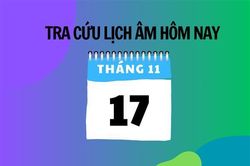Xem lịch âm hôm nay 17/11 và ngày mai
