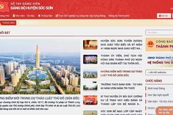 Số hóa bản tin Đảng bộ huyện Sóc Sơn trên 'Sổ tay đảng viên điện tử'