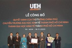 Công bố quyết định của Thủ tướng chuyển Trường Đại học Kinh tế TPHCM thành Đại học Kinh tế TPHCM
