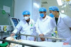 Truy thăng cấp bậc hàm với cán bộ Công an Hà Tĩnh hy sinh khi làm nhiệm vụ