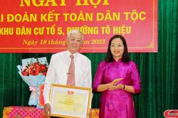 Ngày hội đại đoàn kết toàn dân tộc tại khu dân cư tổ 5, phường Tô Hiệu