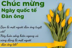 Lời chúc Ngày Quốc tế Đàn ông 19/11