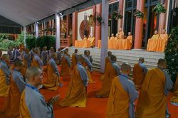 Hòa thượng Chánh chủ đàn thăm 5 giới trường biệt truyền thuộc Đại giới đàn Bửu Huệ (TP.HCM)
