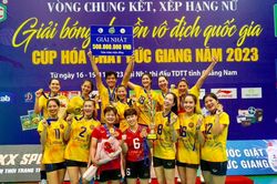 CLB bóng chuyền nữ Ninh Bình LPBank đăng quang ngôi vô địch giải VĐQG 2023