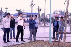 Bí thư Huyện ủy Phú Vang kiểm tra tiến độ thi công các dự án trọng điểm