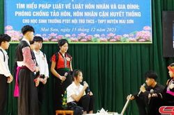 Huyện Mai Sơn từng bước giảm thiểu tình trạng tảo hôn, hôn nhân cận huyết thống