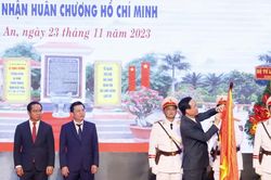 Chủ tịch nước Võ Văn Thưởng dự Lễ kỷ niệm 60 năm chiến thắng trận Hiệp Hòa