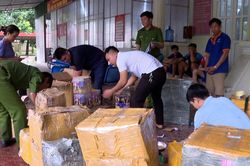 Hà Tĩnh: Thu giữ 3,5 tấn pháo lậu chuẩn bị tiêu thụ dịp Tết Nguyên đán