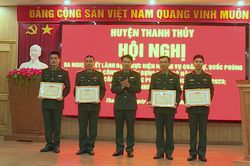 Thanh Thủy: Ra Nghị quyết và tổng kết công tác quốc phòng địa phương
