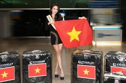 Á hậu ăn chay trường Lê Nguyễn Ngọc Hằng lên đường dự thi Miss Intercontinental 2023
