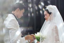 Những khoảnh khắc cô dâu Doãn Hải My xinh đẹp và xúc động trong lễ cưới tại Hà Nội