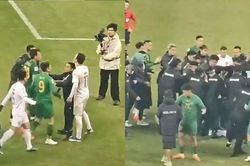Nhà vô địch Thái League hỗn chiến với đội bóng Trung Quốc ở Cúp C1 châu Á khiến người gãy tay, người chảy máu mặt