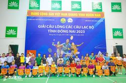 Khai mạc Giải cầu lông các CLB tỉnh Đồng Nai năm 2023