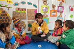 Nhiều giải pháp nâng chất lượng dạy học tiếng Việt cho trẻ em dân tộc thiểu số