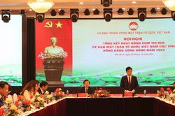 Cụm thi đua MTTQ các tỉnh Đồng bằng sông Hồng: Bám sát thực tiễn, triển khai đầy đủ, hiệu quả các nhiệm vụ