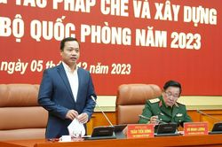 Bộ Quốc phòng: Triển khai toàn diện, hiệu quả các mặt công tác pháp chế