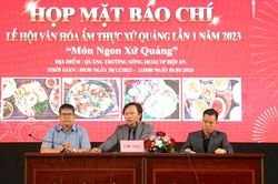 Lễ hội văn hóa ẩm thực xứ Quảng diễn ra cuối tháng 12-2023