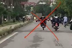 Phú Thọ: Xử lý nam thanh niên đưa xe cho bạn 'bốc đầu' giữa phố